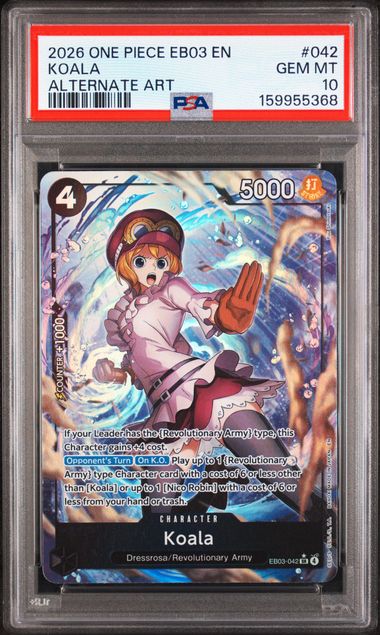 Koala Alternate Art Heroines Edition EB03-042 PSA 10