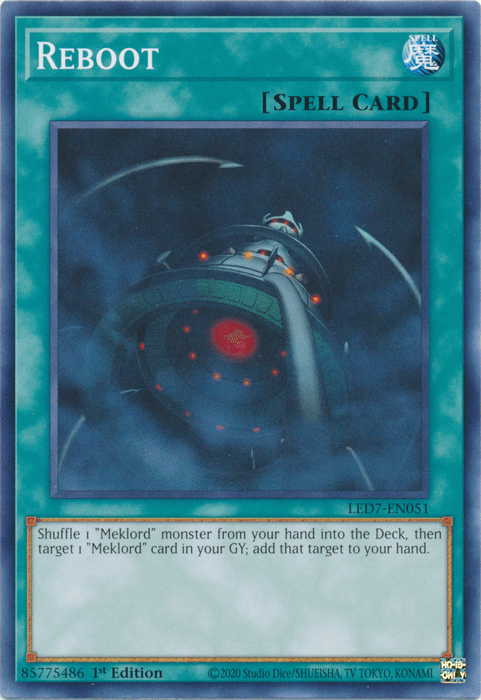 Reboot [LED7-EN051] Common - Josh's Cards
