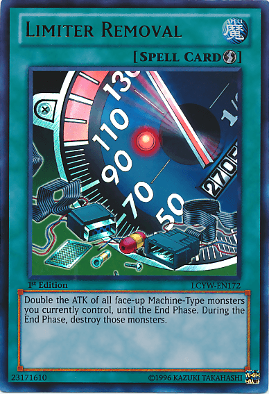 Limiter Removal [LCYW-EN172] Ultra Rare - Josh's Cards