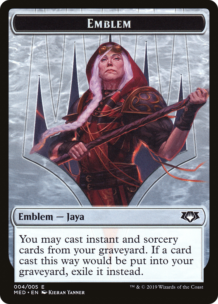 Jaya Ballard Emblem (MED2-0R4) - Mythic Edition Tokens