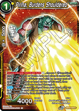 Pirina, Burdens Shouldered (BT17-104) [Ultimate Squad] Parallel Foil