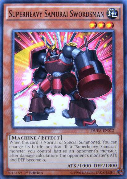 Superheavy Samurai Swordsman [DUEA-EN012] Common - Josh's Cards