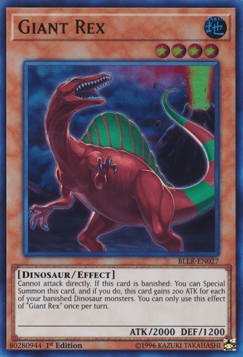 Giant Rex [BLLR-EN027] Ultra Rare - Josh's Cards