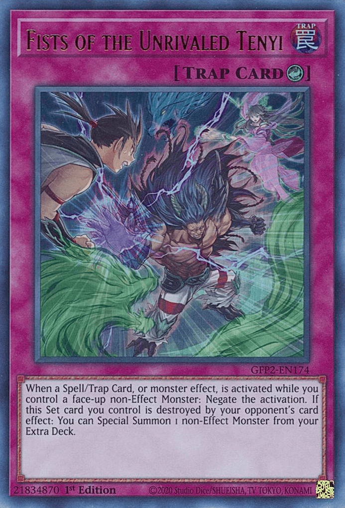 Fists of the Unrivaled Tenyi [GFP2-EN174] Ultra Rare - Josh's Cards