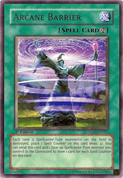 Arcane Barrier [CRMS-EN061] Rare - Josh's Cards