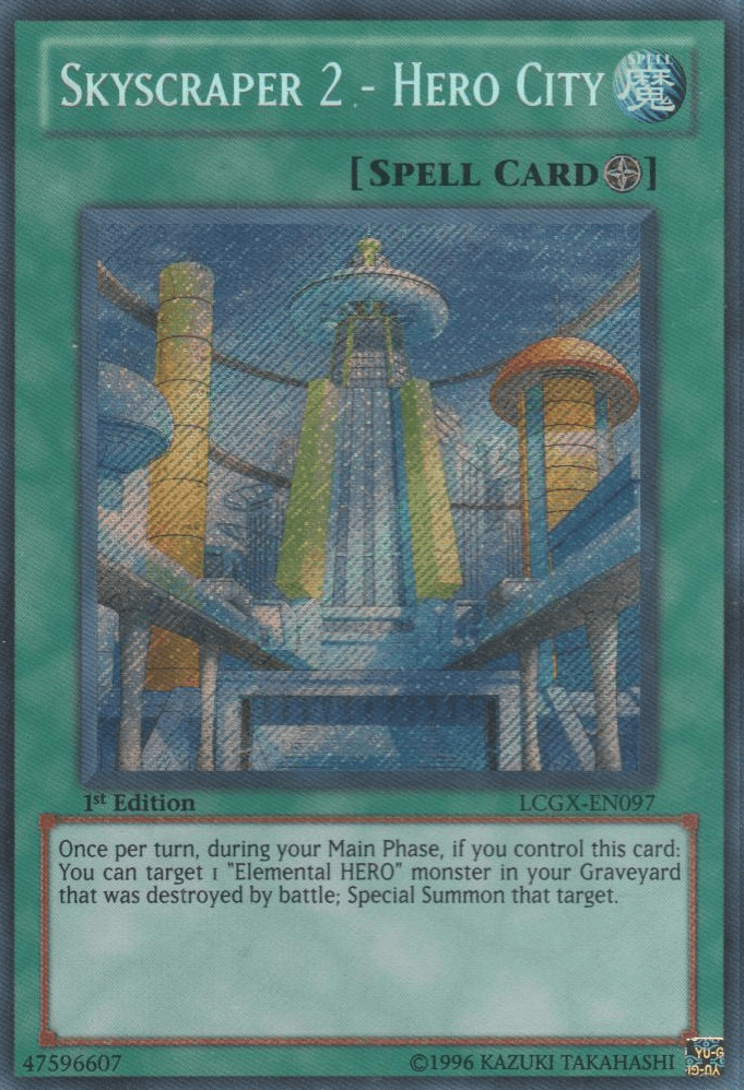 Skyscraper 2 - Hero City [LCGX-EN097] Secret Rare - Josh's Cards