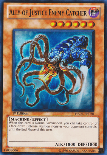 Ally of Justice Enemy Catcher [HA02-EN020] Super Rare - Josh's Cards