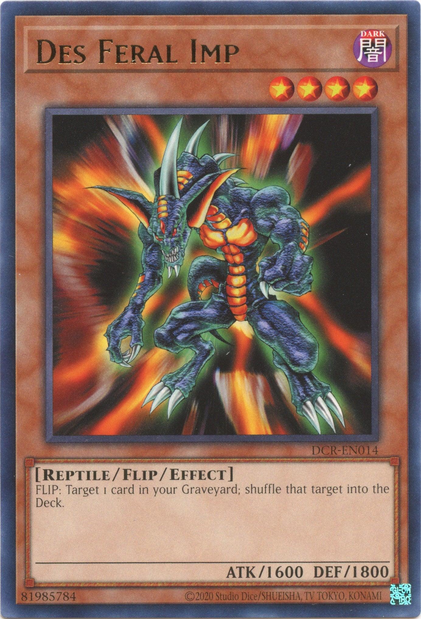 Des Feral Imp (25th Anniversary) [DCR-EN014] Rare - Josh's Cards