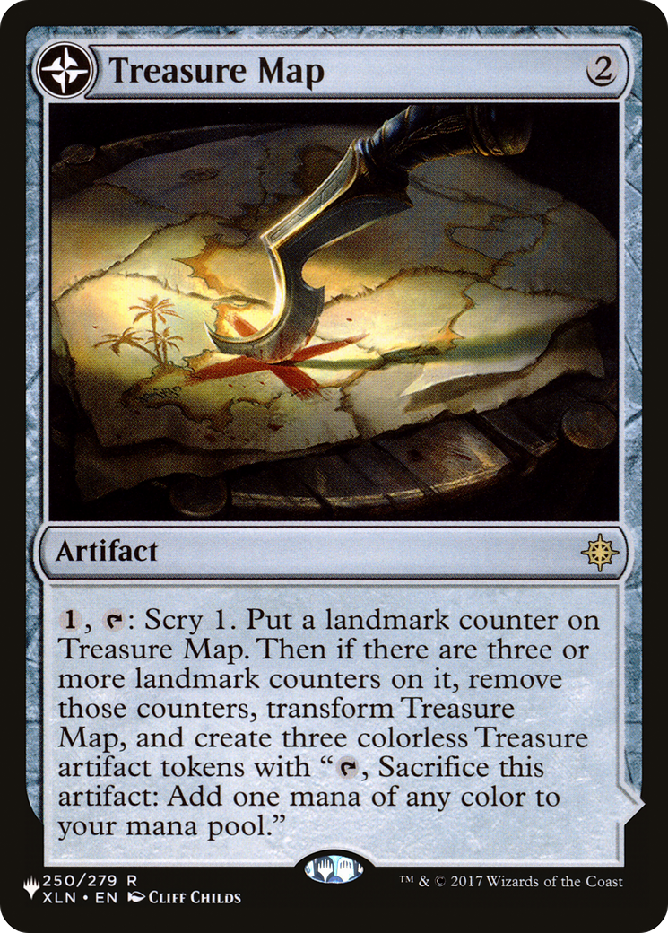 Treasure Map // Treasure Cove (LIST-XLN-250) - The List: (compasslanddfc)