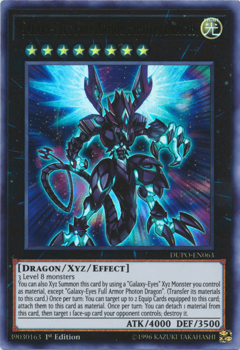 Galaxy-Eyes Full Armor Photon Dragon [DUPO-EN063] Ultra Rare - Josh's Cards