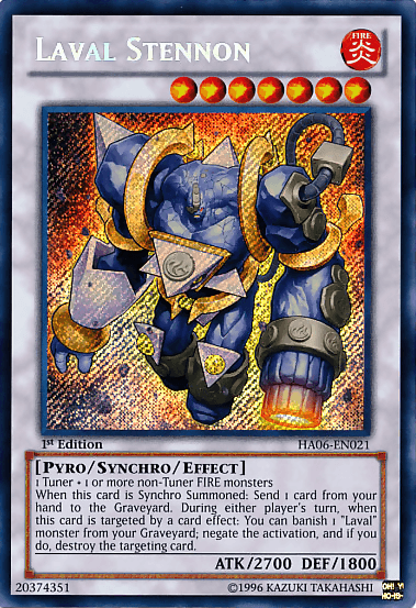 Laval Stennon [HA06-EN021] Secret Rare - Josh's Cards