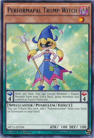 Performapal Trump Witch [MP15-EN196] Rare - Josh's Cards
