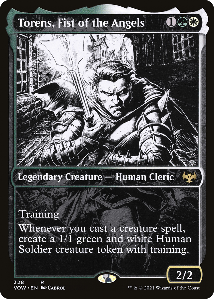 Torens, Fist of the Angels (VOW-328) - Innistrad: Crimson Vow: (Showcase)