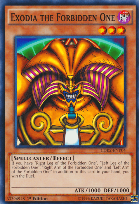 Exodia the Forbidden One [LDK2-ENY04] Common - Josh's Cards