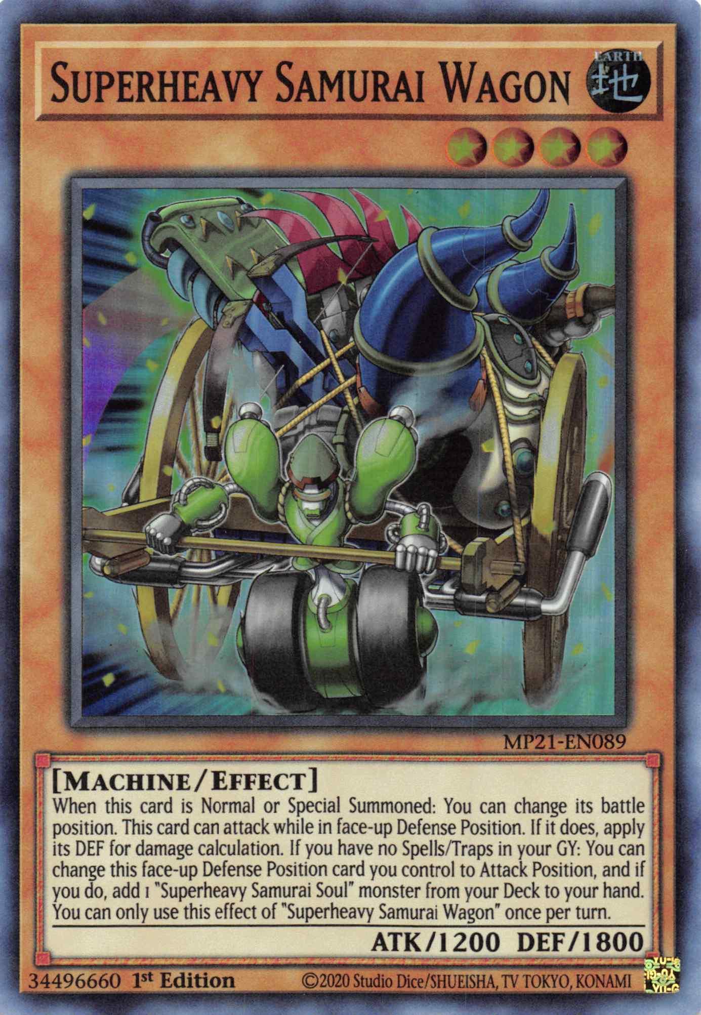 Superheavy Samurai Wagon [MP21-EN089] Super Rare - Josh's Cards