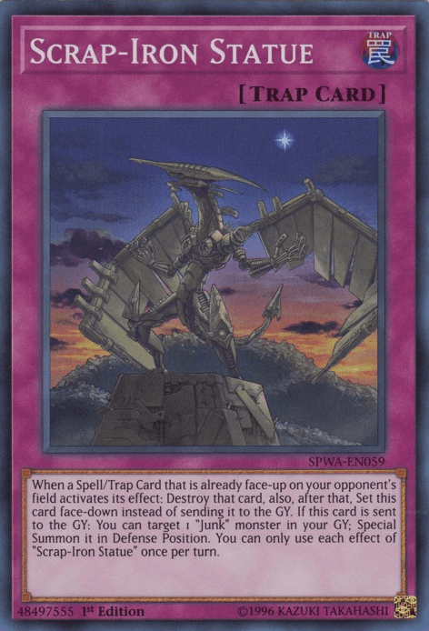 Scrap-Iron Statue [SPWA-EN059] Super Rare - Josh's Cards