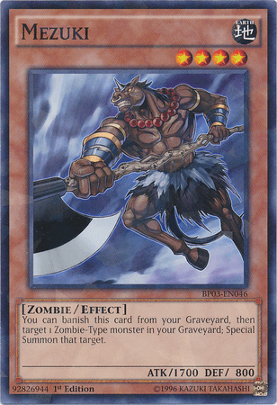 Mezuki [BP03-EN046] Shatterfoil Rare - Josh's Cards