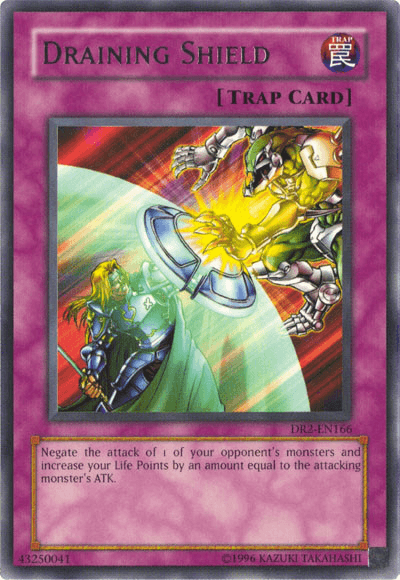Draining Shield [DR2-EN166] Rare - Josh's Cards