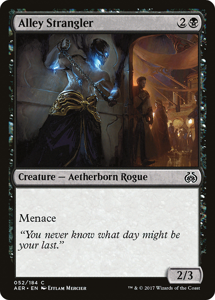 Alley Strangler (Intro Pack) [Aether Revolt Promos] Foil