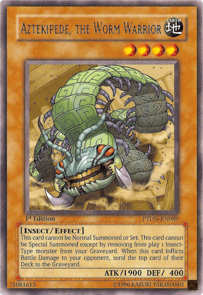 Aztekipede, the Worm Warrior [PTDN-EN089] Rare - Josh's Cards