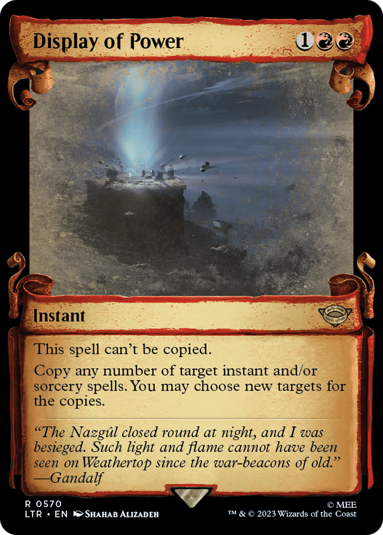 Display of Power (LTR-570) - The Lord of the Rings: Tales of Middle-earth: (Showcase)