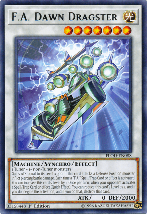 F.A. Dawn Dragster [FLOD-EN088] Rare - Josh's Cards