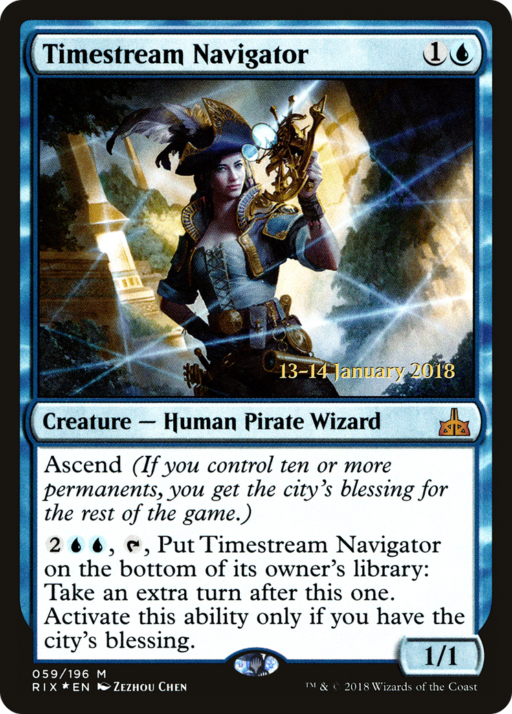 Timestream Navigator (PRE-59S) - Rivals of Ixalan Promos Foil