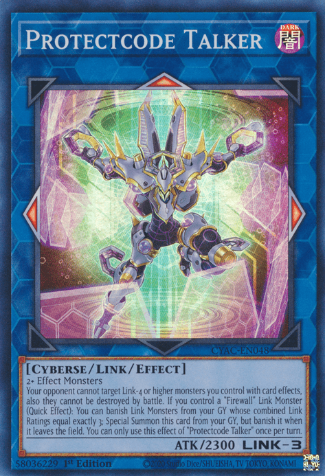 Protectcode Talker [CYAC-EN048] Super Rare - Josh's Cards