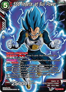 SSB Vegeta, at Full Power (Rare) (BT13-021) [Supreme Rivalry] Parallel Foil