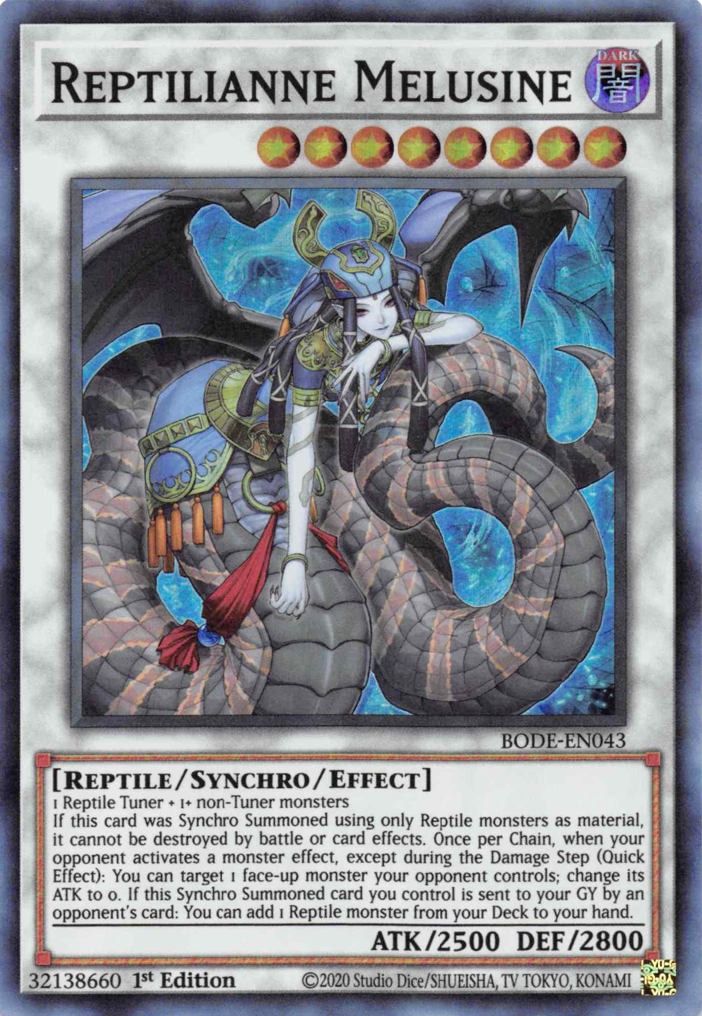 Reptilianne Melusine [BODE-EN043] Super Rare - Josh's Cards