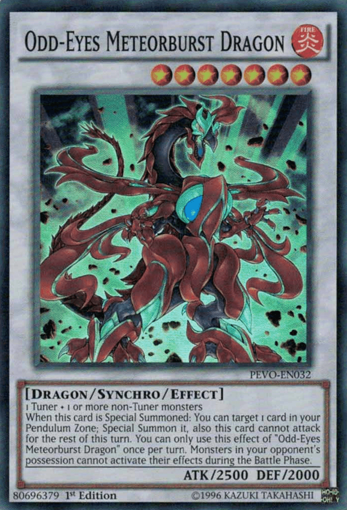 Odd-Eyes Meteorburst Dragon [PEVO-EN032] Super Rare - Josh's Cards