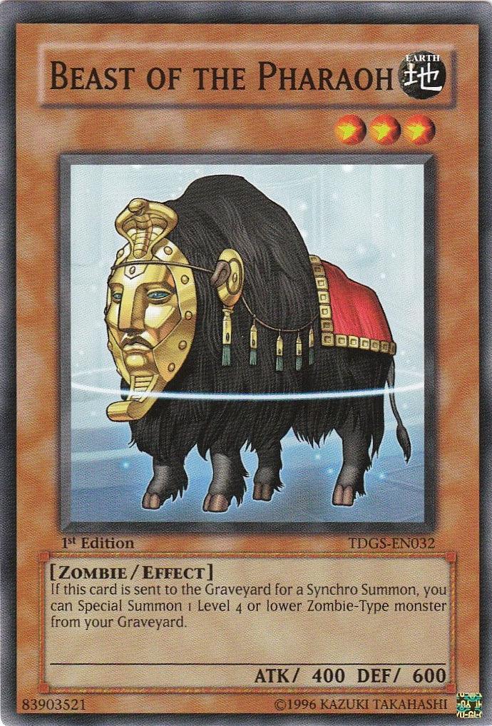 Beast of the Pharaoh [TDGS-EN032] Common - Josh's Cards