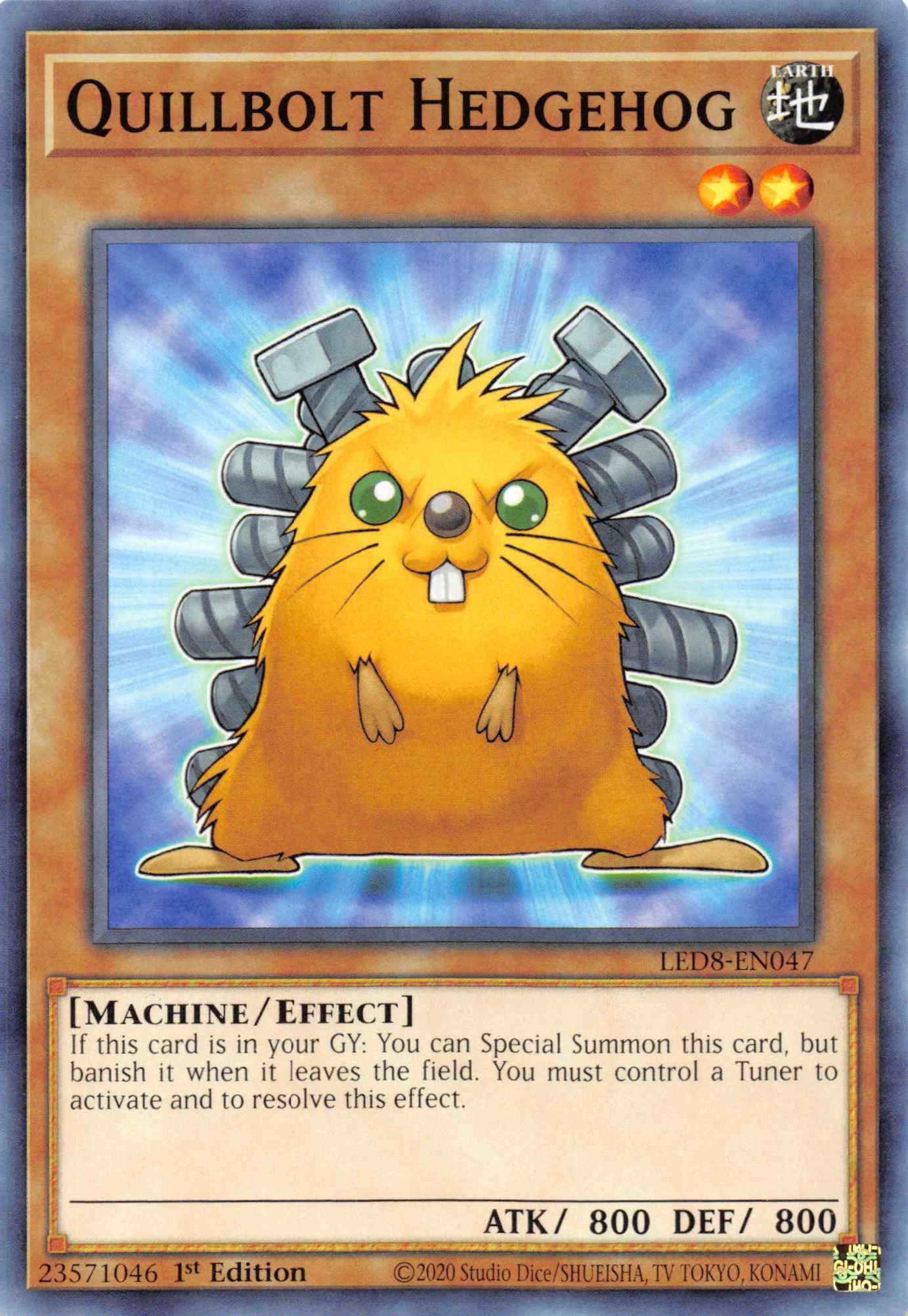 Quillbolt Hedgehog [LED8-EN047] Common - Josh's Cards