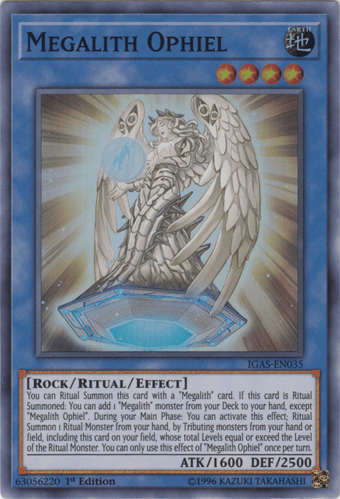 Megalith Ophiel [IGAS-EN035] Super Rare - Josh's Cards