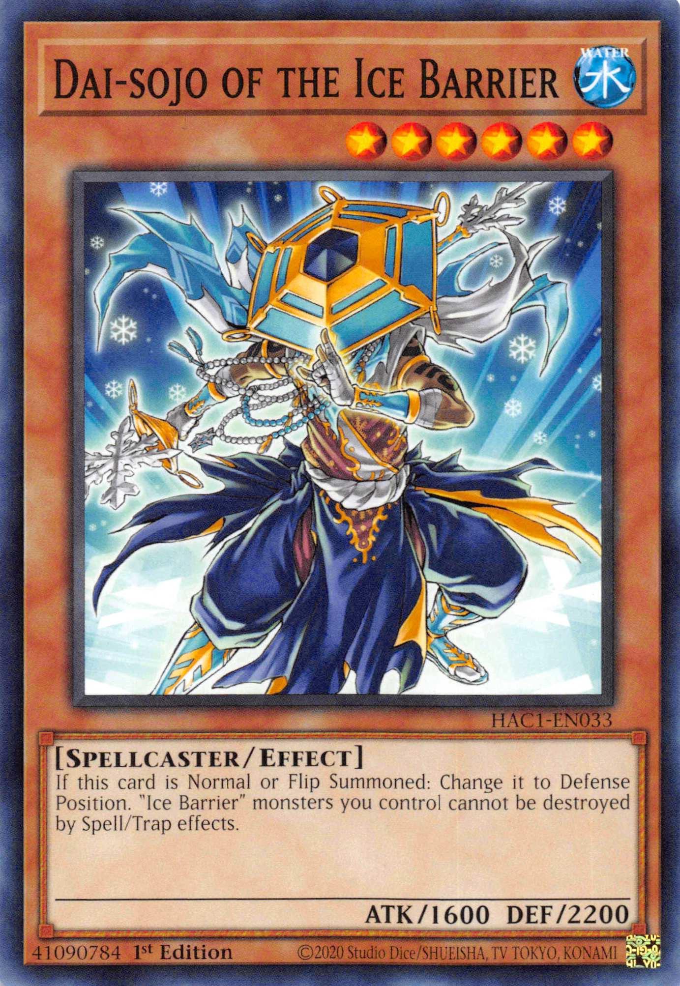 Dai-sojo of the Ice Barrier [HAC1-EN033] Common - Josh's Cards