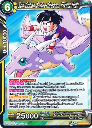 Son Gohan & Hire-Dragon, Flying High (BT11-095) [Vermilion Bloodline Prerelease Promos] Parallel Foil