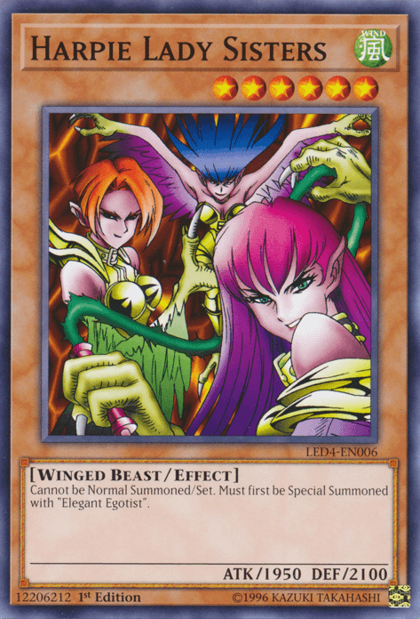 Harpie Lady Sisters [LED4-EN006] Common - Josh's Cards