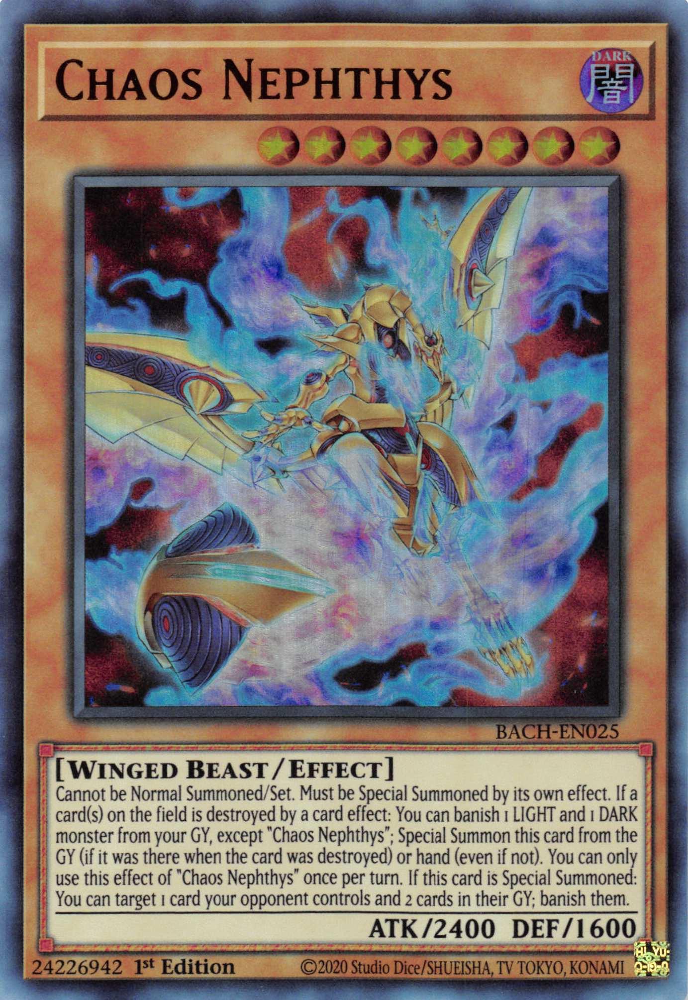 Chaos Nephthys [BACH-EN025] Ultra Rare - Josh's Cards