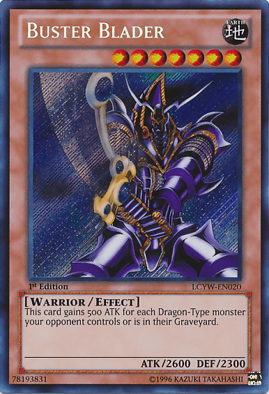 Buster Blader [LCYW-EN020] Secret Rare - Josh's Cards