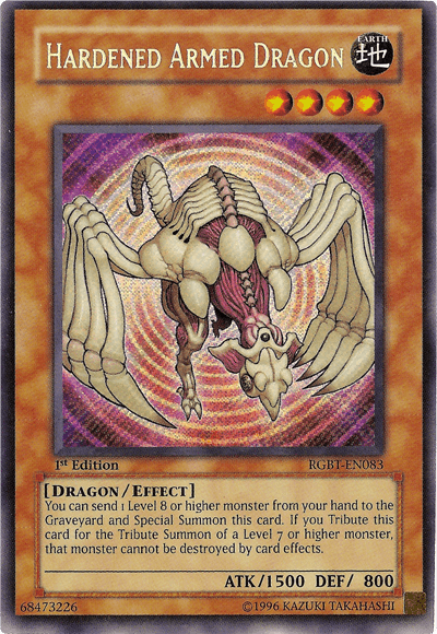 Hardened Armed Dragon [RGBT-EN083] Secret Rare - Josh's Cards