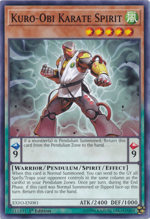 Kuro-Obi Karate Spirit [EXFO-EN081] Common - Josh's Cards