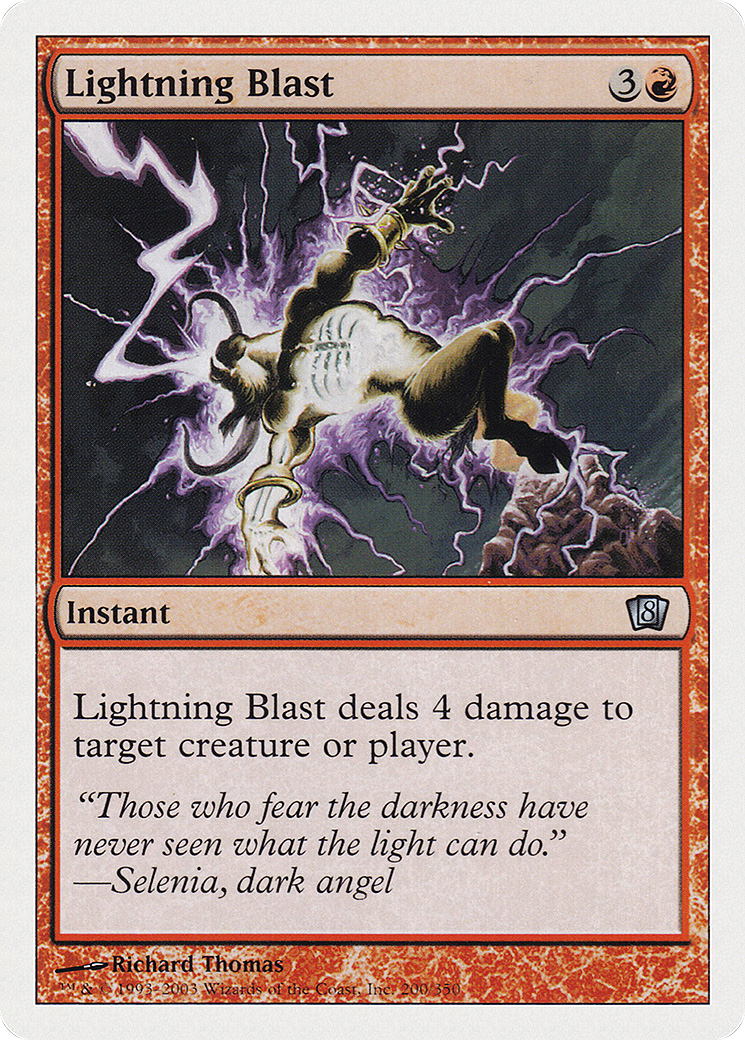 Lightning Blast [Eighth Edition] Foil