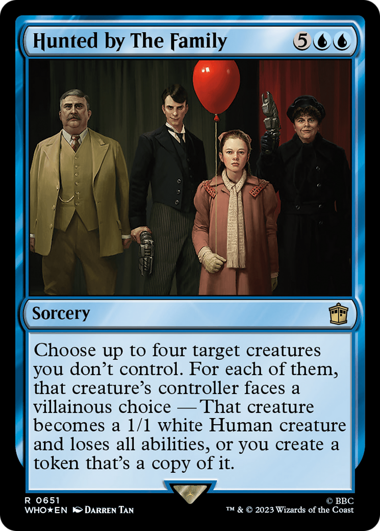 Hunted by The Family (WHO-651) - Doctor Who Foil