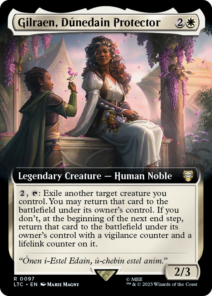 Gilraen, Dúnedain Protector (LTC-097) - Tales of Middle-earth Commander: (Extended Art) Foil