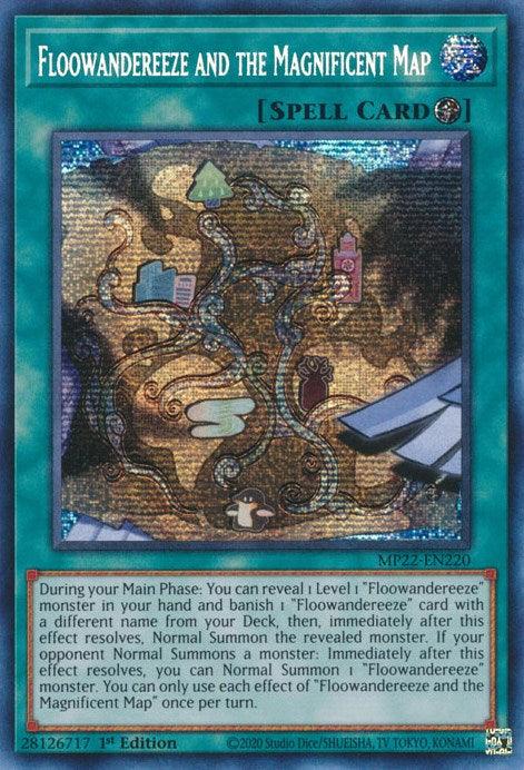 Floowandereeze and the Magnificent Map [MP22-EN220] Prismatic Secret Rare - Josh's Cards