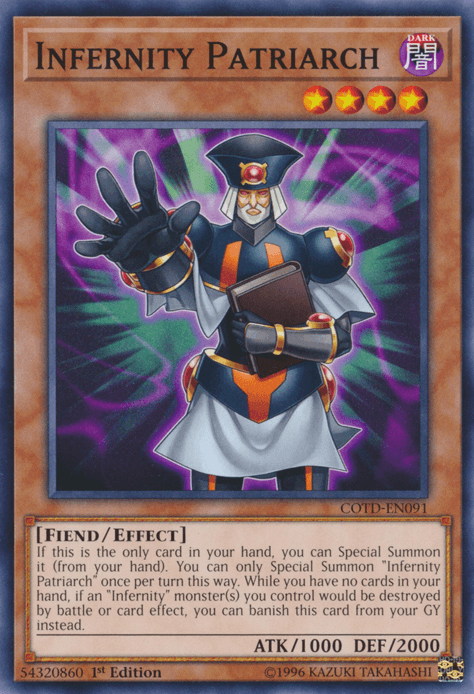 Infernity Patriarch [COTD-EN091] Common - Josh's Cards
