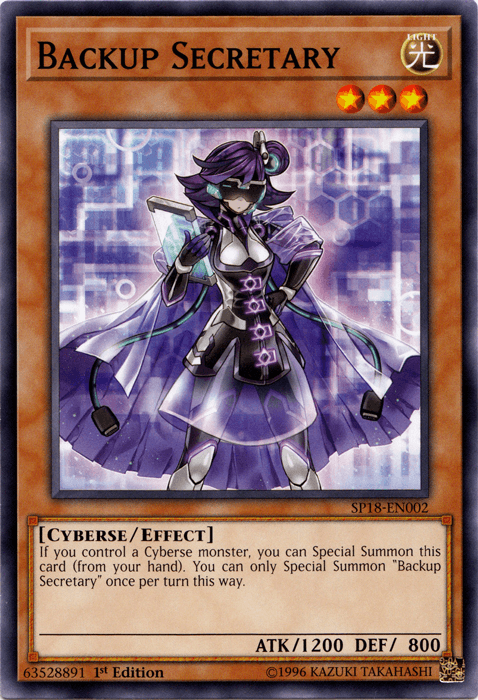 Backup Secretary [SP18-EN002] Common - Josh's Cards