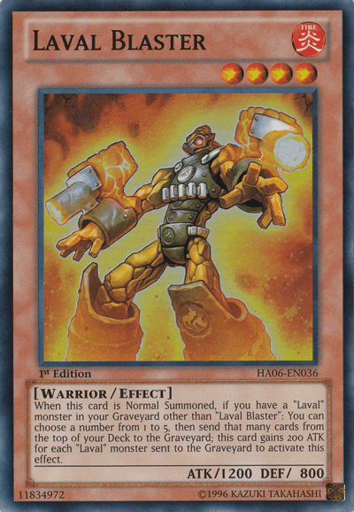 Laval Blaster [HA06-EN036] Super Rare - Josh's Cards