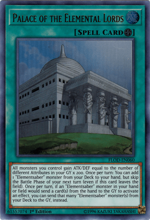 Palace of the Elemental Lords [FLOD-EN060] Ultra Rare - Josh's Cards