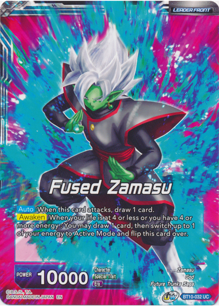 Fused Zamasu // Fused Zamasu, Divine Ruinbringer (BT10-032) [Rise of the Unison Warrior Prerelease Promos] Parallel Foil